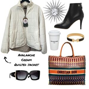 Avalanche Cream Quilted Jacket